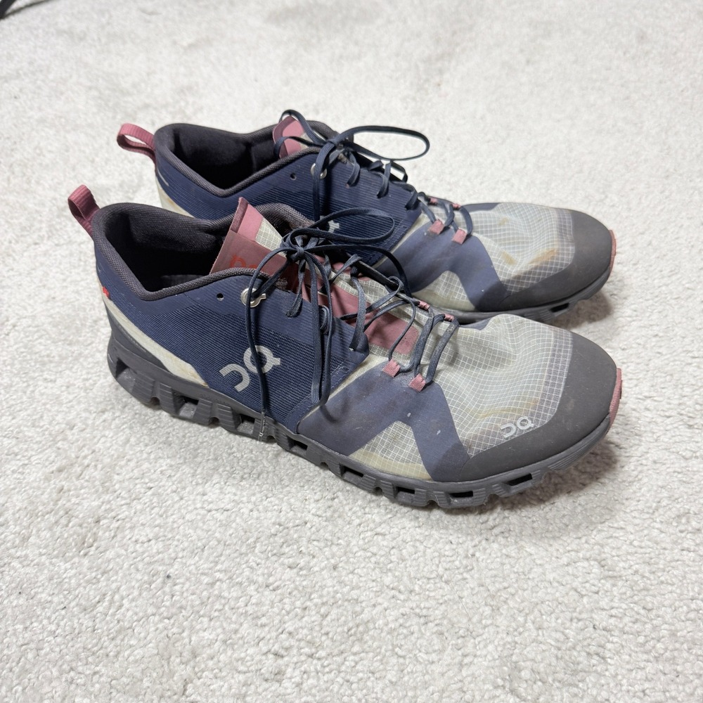 On Mens 10 Cloud X Shift Ink Cherry Running Shoes 38.99126